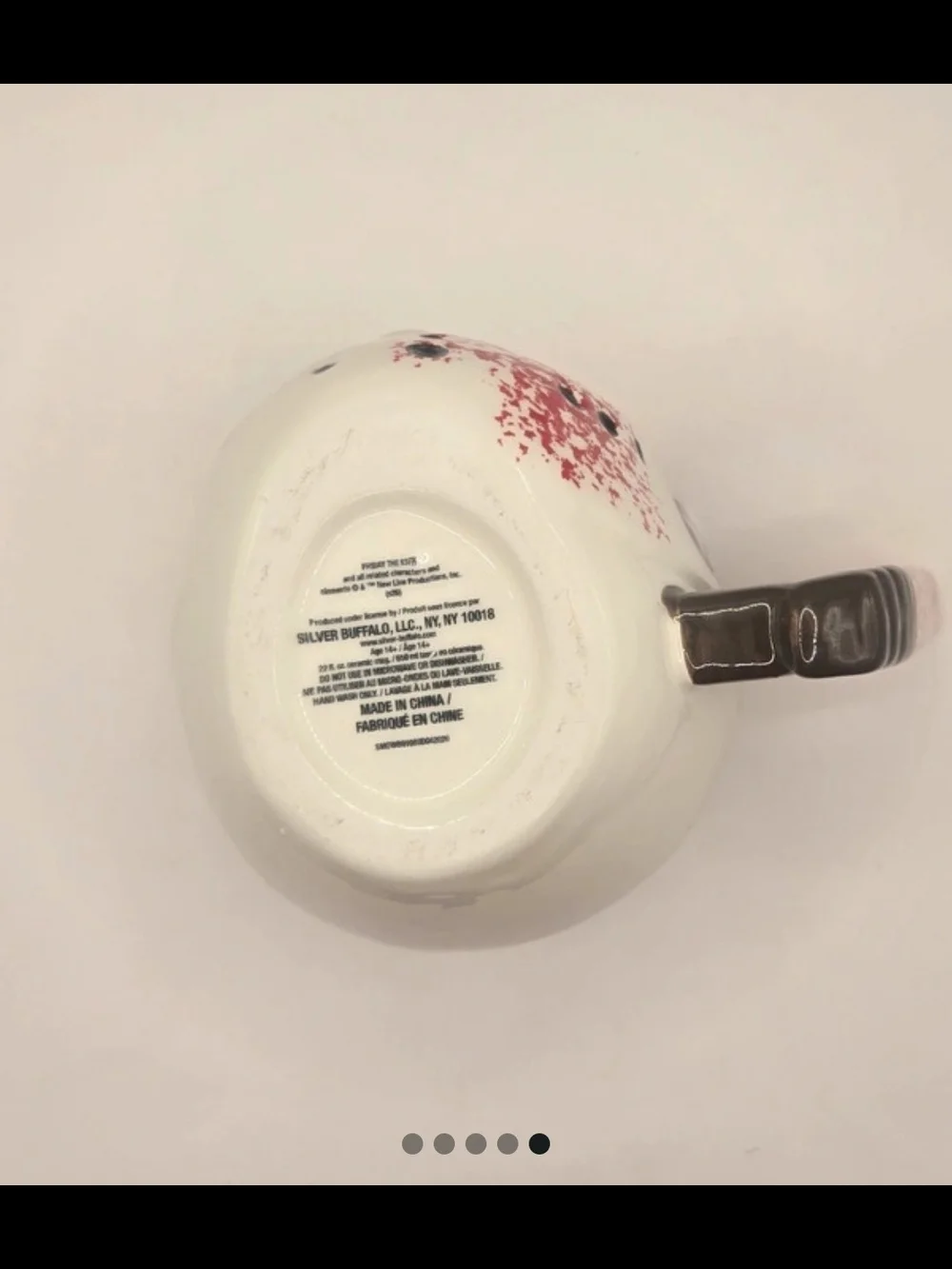 Friday the 13th Jason Voorhees 20oz Ceramic Mug Machete Handle Silver Buffalo